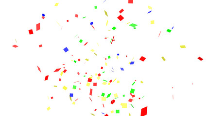  colorful bokeh lights and confetti effect