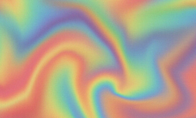 This vibrant abstract background showcases a mesmerizing blend of rainbow colors, creating a dynamic and energetic texture that evokes a sense of joy and creativity, perfect for adding a playful touch