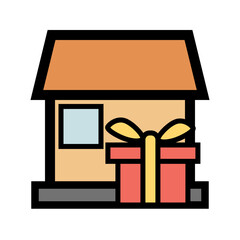 Gift Shop Store Icon