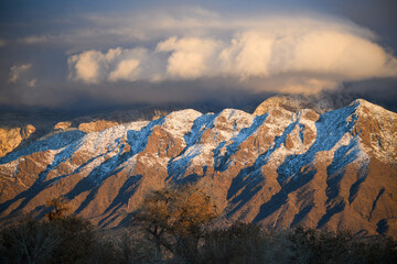 Snow on the Sandias