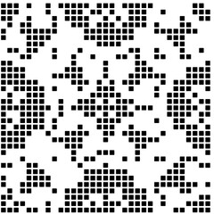 Black pattern.Seamless texture. Vector graphics for design, prints, decoration, cover, textile, digital wallpaper, web background, wrapping paper, clothing, fabric, packaging, cards.