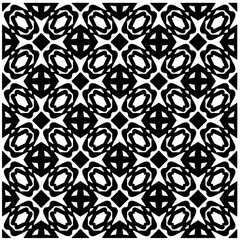 Black pattern.Seamless texture. Vector graphics for design, prints, decoration, cover, textile, digital wallpaper, web background, wrapping paper, clothing, fabric, packaging, cards.