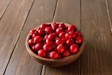 Fresh hawthorn berry