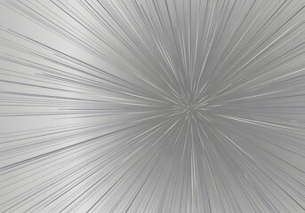Obraz premium Abstract Radial Lines Forming Perspective Burst on Soft Grey Background
