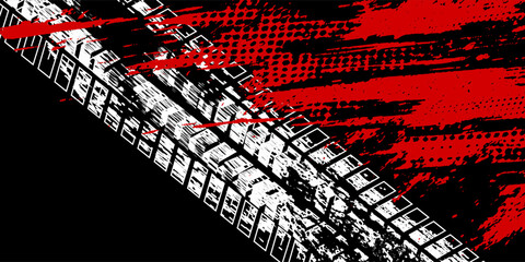 Exclusive red and black color combination sport racing car livery design, for universal medium