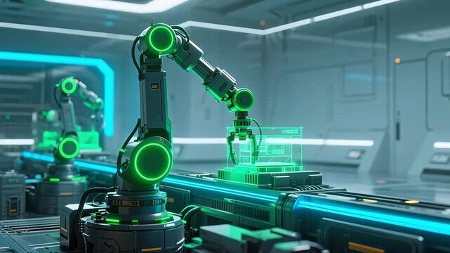RoboticArmInFactory