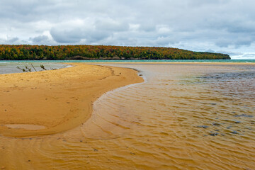 sand dunes and beach