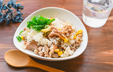 ペッパーランチ風チャーハン