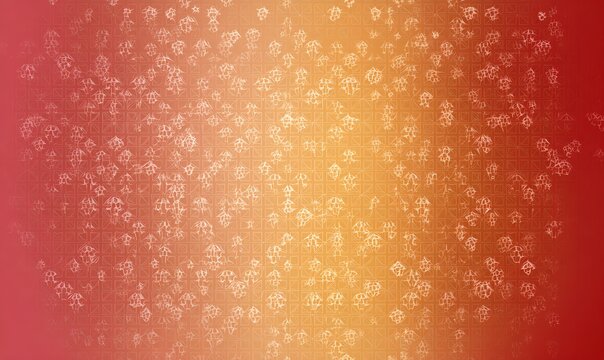 Warm Gradient Abstract with Organic Geometric Pattern - Powered by Adobe
