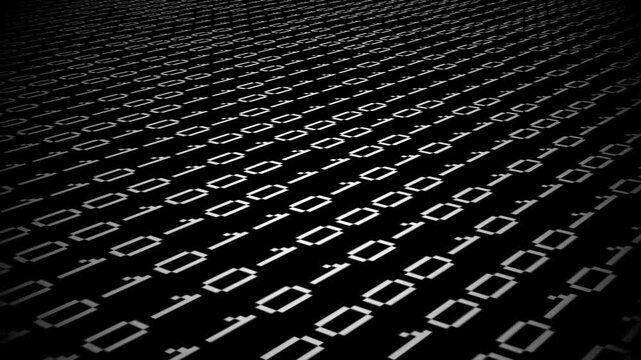 Abstract background with binary code concept