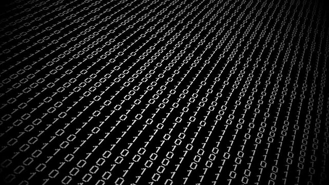 Abstract background with binary code concept