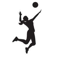 Playing ball silhouette vector design in white background