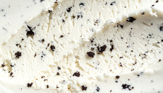 White Chocolate Oreo Ice Cream Texture, Cookie Chunks