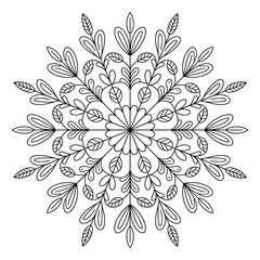 Fototapeta premium Luxury mandala decorative ethnic element background 