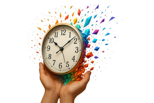 Exploding Color Clock of Time