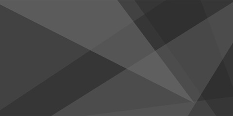 Abstract background design, triangle pattern  geometric lines angles shapes in white and gray layers of transparent material
