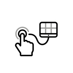 hand holding a mobile