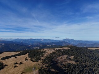 Blick auf die Rax und den Schneeberg, vom Hochwechsel aus!