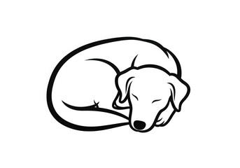 Abstract black and white circular design with geometric elements