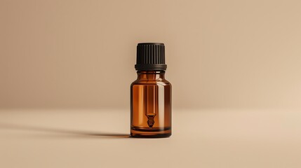 Small Amber Bottle with Dropper: Perfect for Essential Oils, Serums, or Herbal Remedies Display