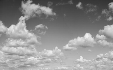 Panorama of sky with clouds