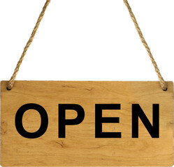 Open sign