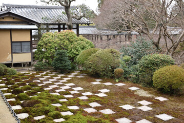 冬の東福寺本坊庭園　北庭(京都市東山区)