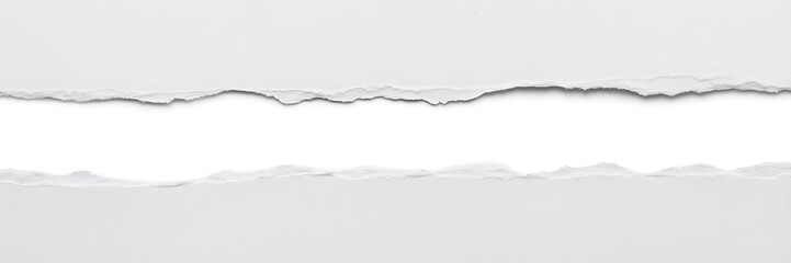 torn paper with space