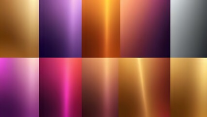 Obraz premium Metallic Gradient Swirls Abstract Background