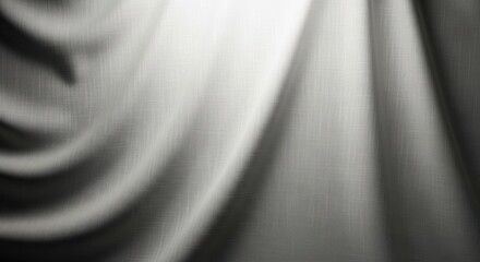 Abstract Light and Shadow on Textured Fabric Background