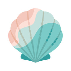 Vector illustration of parachute and abstract floral background