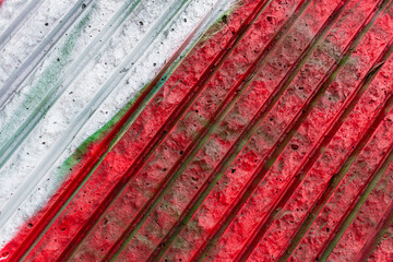 Abstract white and red background