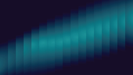 Diagonal Teal Gradient Stripes Abstract Background With Dark Blue Fade vector illustration