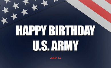 Happy Birthday United States Army, celebrating army birthday
