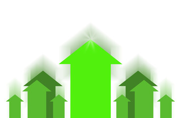 the graph of the green arrows