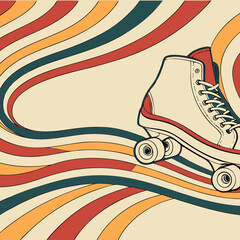 Spiral Marble Fluid Swirl – Vibrant Retro Twirl Background