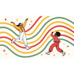 Trippy Checkerboard – Distorted Retro Optical Art Background