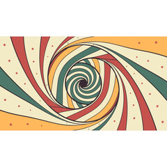 Colorful Groovy Waves – Psychedelic 70s Fluid Background