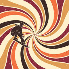 Checkerboard Distortion – Retro Grid Vibrant Optical Background