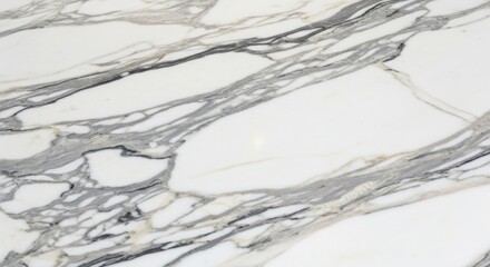 Elegant White Marble with Dramatic Gray Veining a Luxurious Surface Material