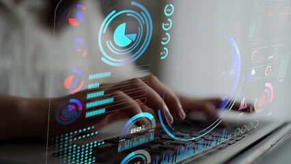 High-tech global network connection interface showing worldwide digital communication, data exchange, and internet connectivity. Global connection, data interaction, and worldwide communication. Thunk