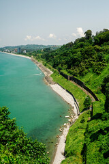 Batumi Botanical Garden Coastal Landscape. Nature and Travel in Georgia