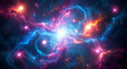ultra-light clouds in outer space are very beautiful