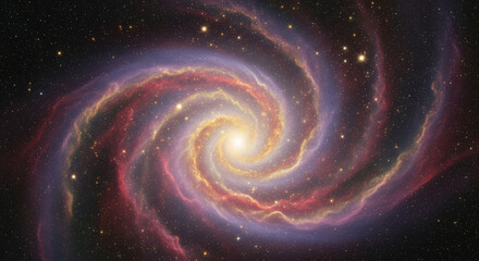 background of light vortex on planet