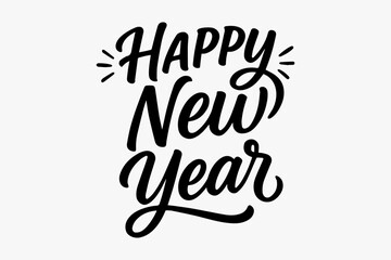 Happy New Year Festive Celebration Design for Holiday Greetings