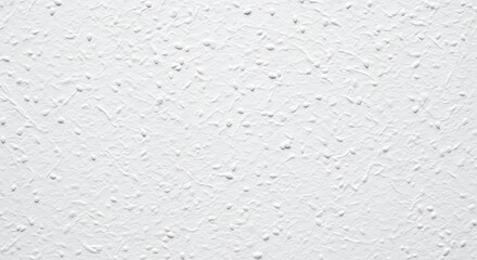 Obraz premium White textured wall with popcorn finish isolated on white background