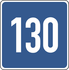 Collection of warning, mandatory, prohibition and information traffic signs. European traffic signs collection. Vector illustration. Vector illustration of a street road sign indicating a parking.