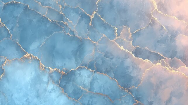 Blue marble texture background with gold veins abstract design for prints or posters 112 characters