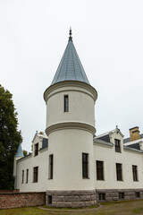 Alatskivi Castle surrounded by green park, Estonia.
