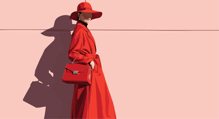 Modern Fashion Editorial Vector